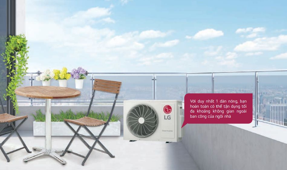 Việc sử dụng Multi Split sẽ tiết kiệm chi phí hơn so với việc bạn lắp đặt nhiều bộ điều hòa cục bộ lên đến 15%