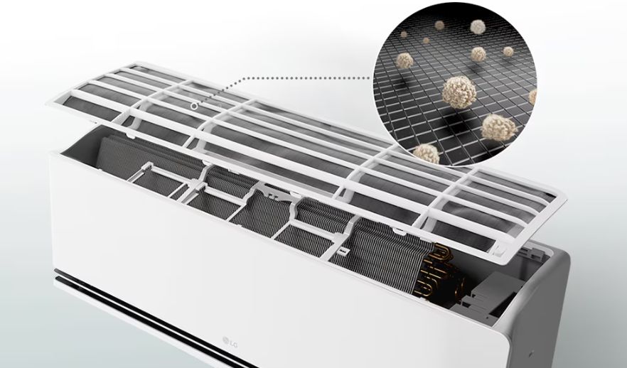 Màng lọc thô giúp bắt giữ các hạt bụi thô ngay từ bước lọc đầu tiên