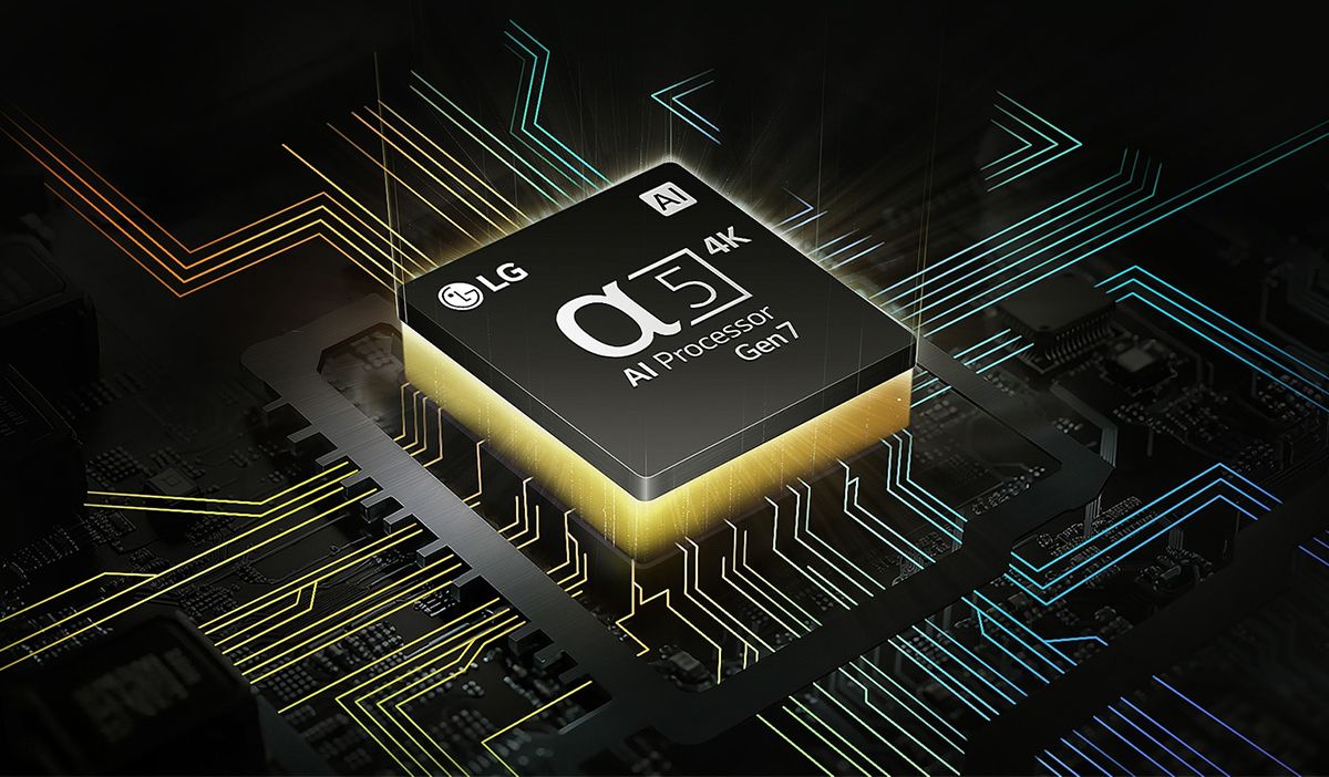 Bộ xử lý alpha 5 Gen 7 AI 4K mang đến hình ảnh sắc nét, sinh động và chân thực