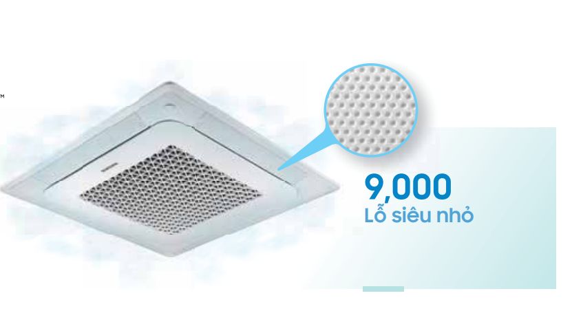 Công nghệ làm mát WindFree, chúng thổi gió thông qua 9000 lỗ siêu nhỏ trên bề mặt dàn lạnh