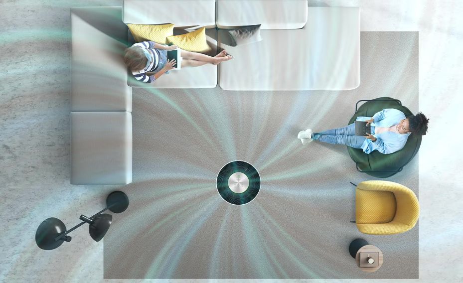Dòng PuriCare model AS60GHBG0 của LG có khả năng lọc không khí 360 độ