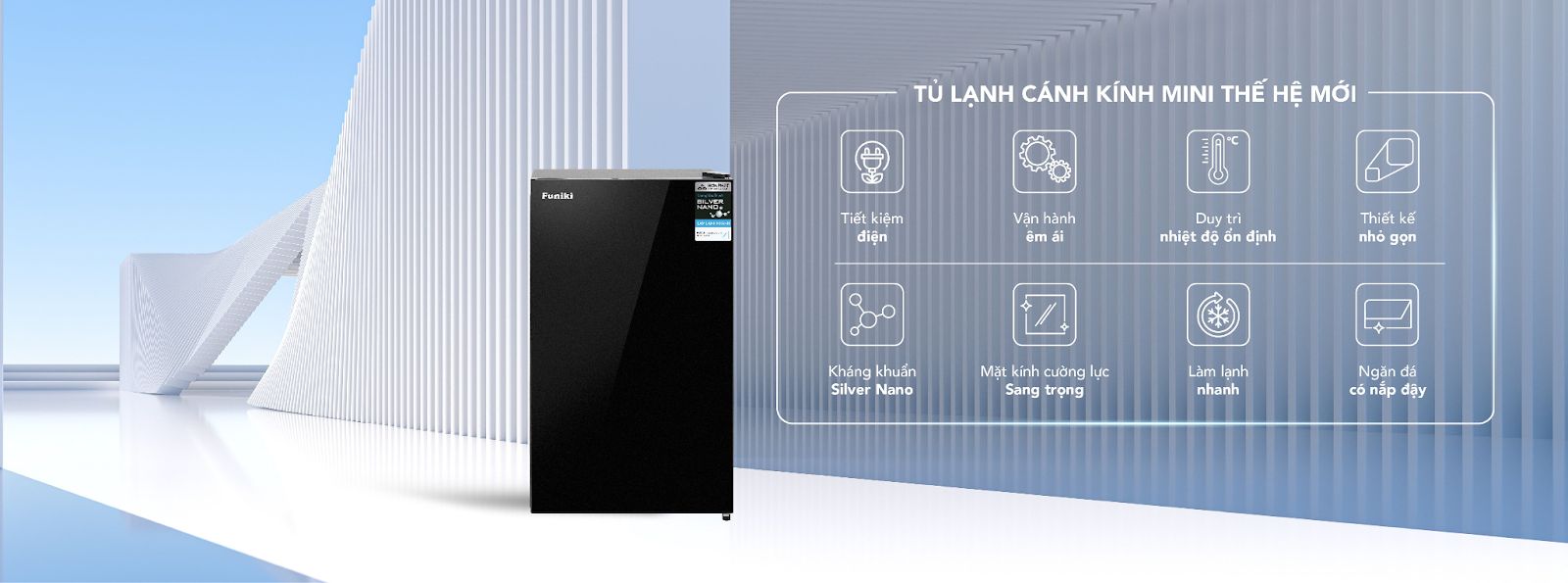 HR S690GB nằm trong dòng tủ thế hệ mới, có thiết kế nhỏ gọn, đơn giản