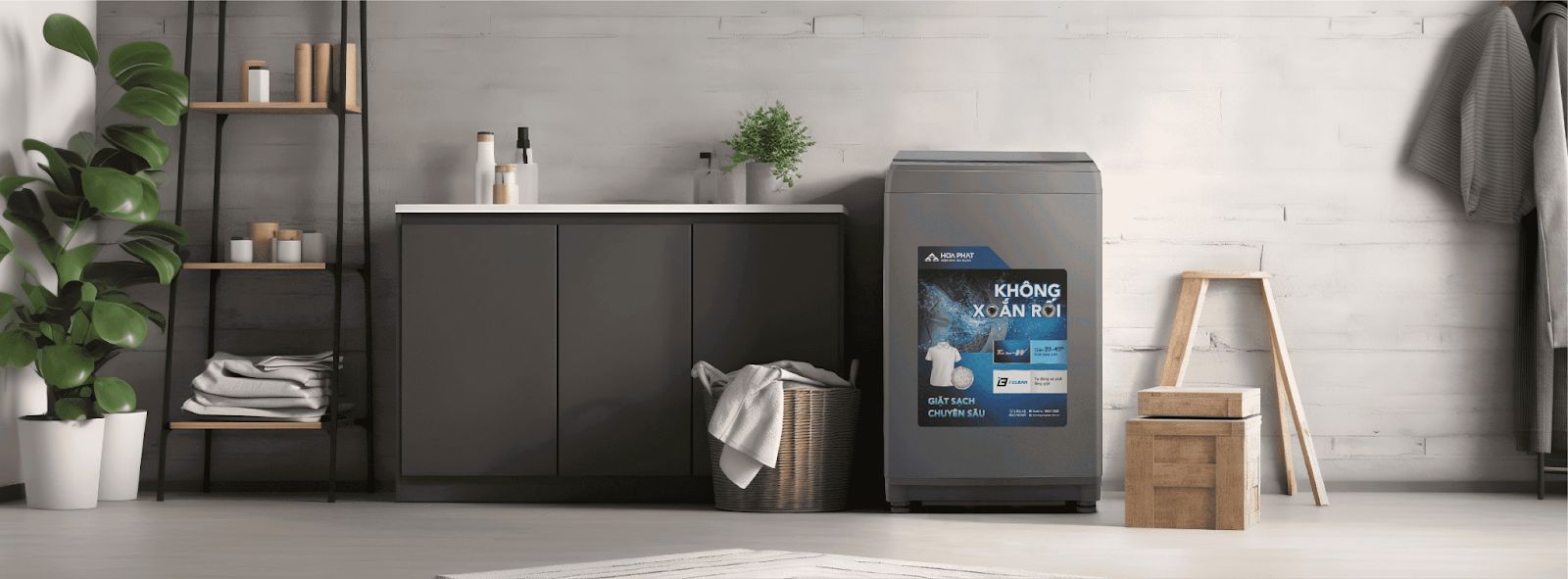 Máy giặt Funiki HWM T6125ABG được thiết kế với kiểu dáng cửa trên, lồng đứng hiện đại.