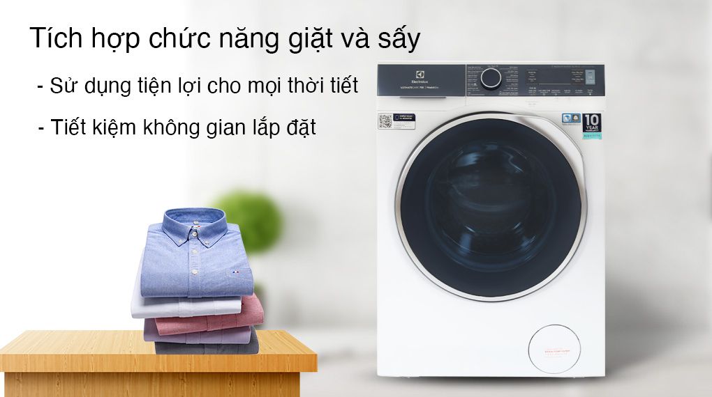 Tổng quan về máy giặt sấy Electrolux