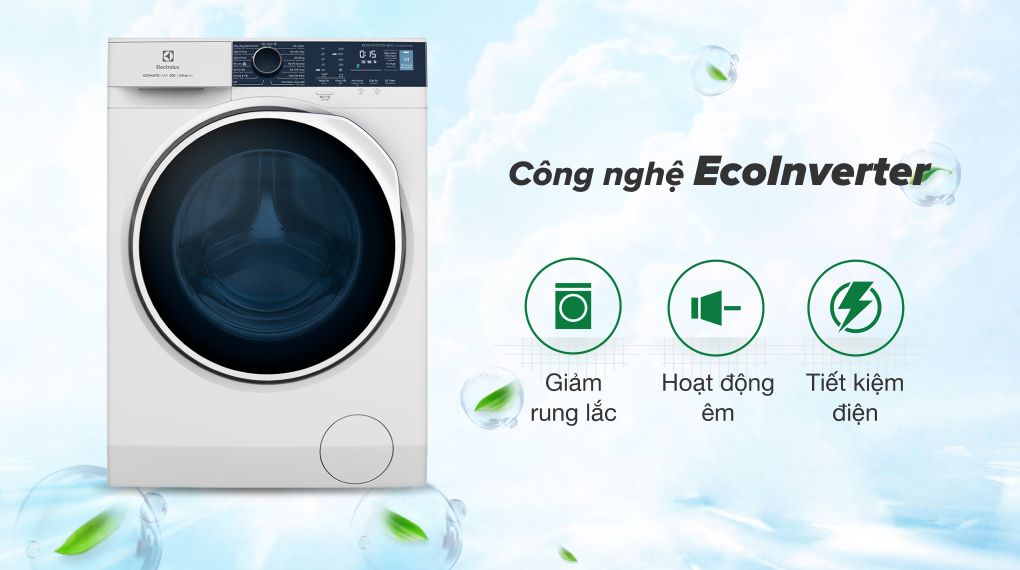 Tiết kiệm tối đa điện năng tiêu thụ nhờ động cơ Eco Inverter