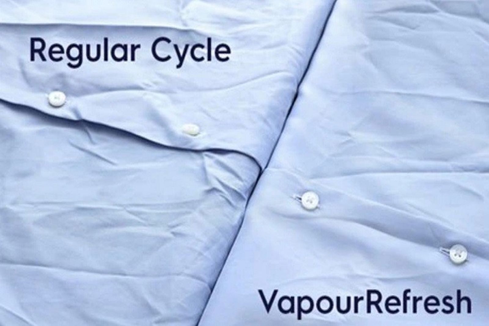 Vapour Refresh sử dụng hơi nước để giảm nhăn và làm mới quần áo