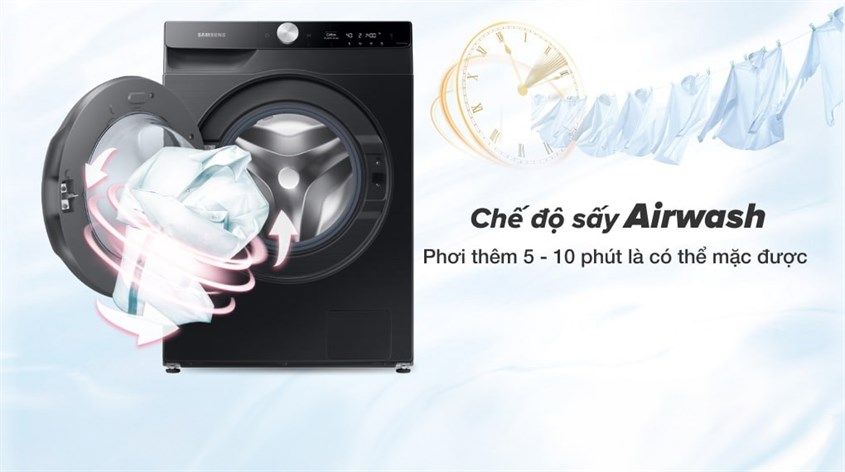 Phơi quần áo thêm một lúc là có thể sử dụng được 
