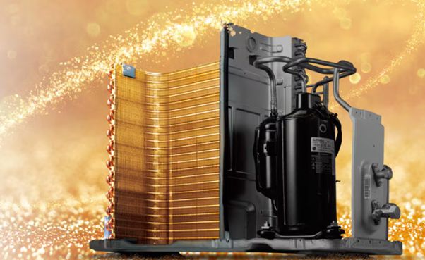 Dàn tản nhiệt mạ vàng Golden Fin, bảo vệ và hạn chế tối đa sự ăn mòn