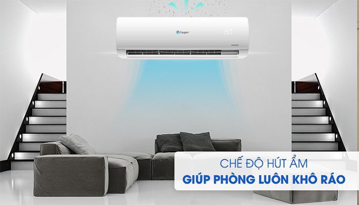 Độ ẩm phòng được duy trì ở mức lý tưởng, tạo sự thoải mái