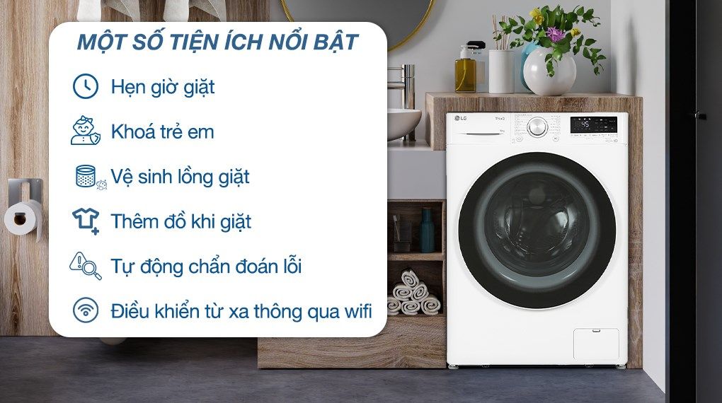 Mua máy giặt tại Vĩnh Phúc - Thương hiệu LG