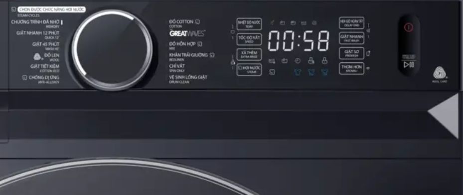 chương trình giặt được trang bị sẵn trên máy giặt Toshiba TW-T23BU105UWV(MG)