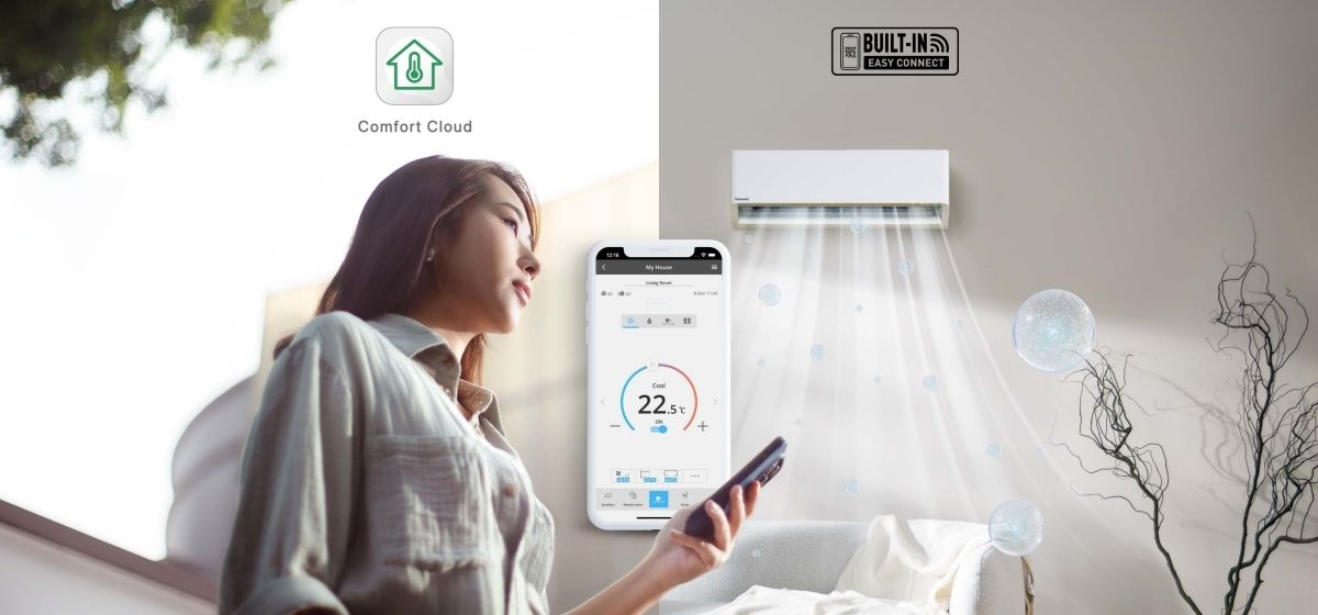 Điều khiển thiết bị qua ứng dụng Panasonic Comfort Cloud