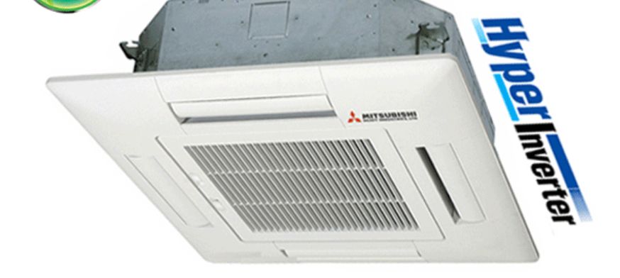 Mitsubishi FDT50VH/SRC50ZSX-W3 sở hữu thiết kế nhỏ gọn với mặt nạ vuông vắn 