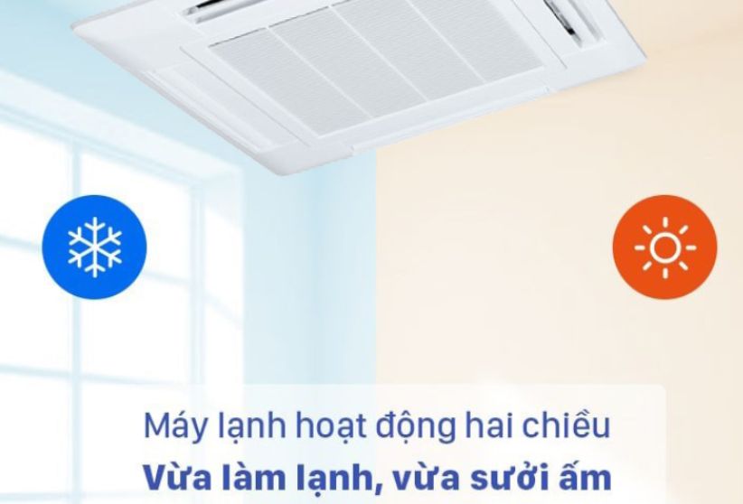 Làm lạnh và sưởi ấm thuận tiện 