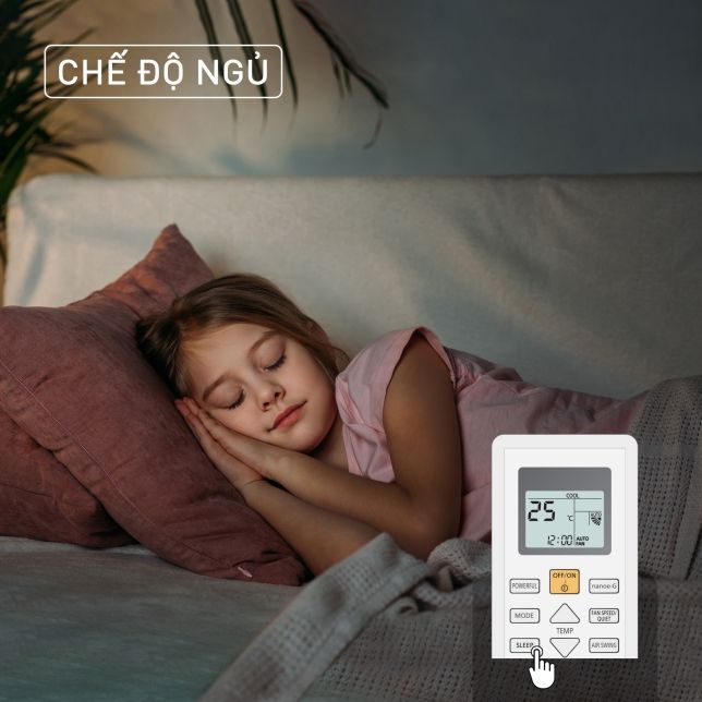 Ngủ ngon hơn vào ban đêm với chế độ Sleep, mang đến sự thoải mái cho người dùng