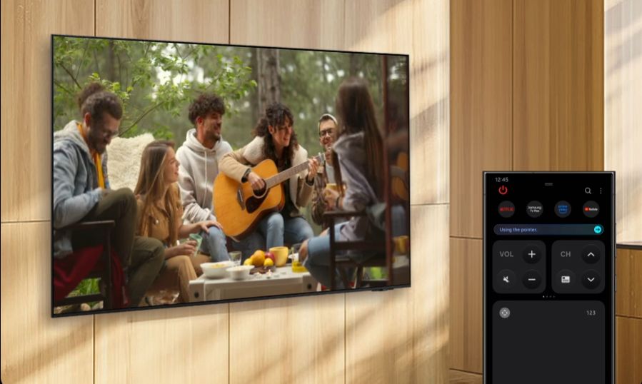 Dễ dàng truy cập các tính năng chính trên tivi Samsung
