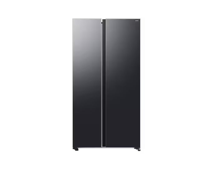 Samsung RS70F65Q3FSV thiết kế với kiểu dáng 2 cánh mở tiện lợi, được hoàn thiện tỉ mỉ với sắc đen độc đáo