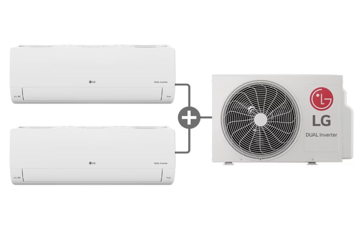 Tổng quan về điều hòa Multi LG V09IFM 1 nóng 2 lạnh 9000BTU 1 chiều Inverter