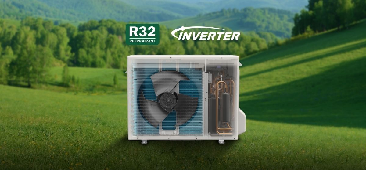 Trang bị công nghệ inverter hiện đại, giúp tiết kiệm điện và vận hành êm ái