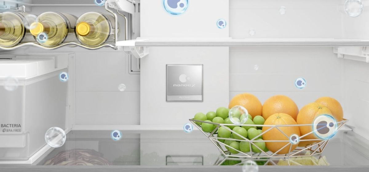 Công nghệ nanoe X tiên tiến giúp vô hiệu hóa vi khuẩn hiệu quả tới 99.99%, khử mùi và giảm dư lượng thuốc trừ sâu