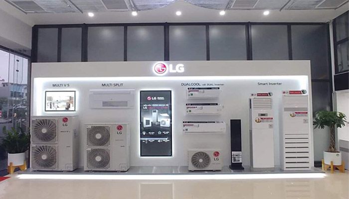 Điều hòa LG có thiết kế đơn giản, sang trọng, tao nhã đem đến điểm nhấn ấn tượng cho mọi không gian