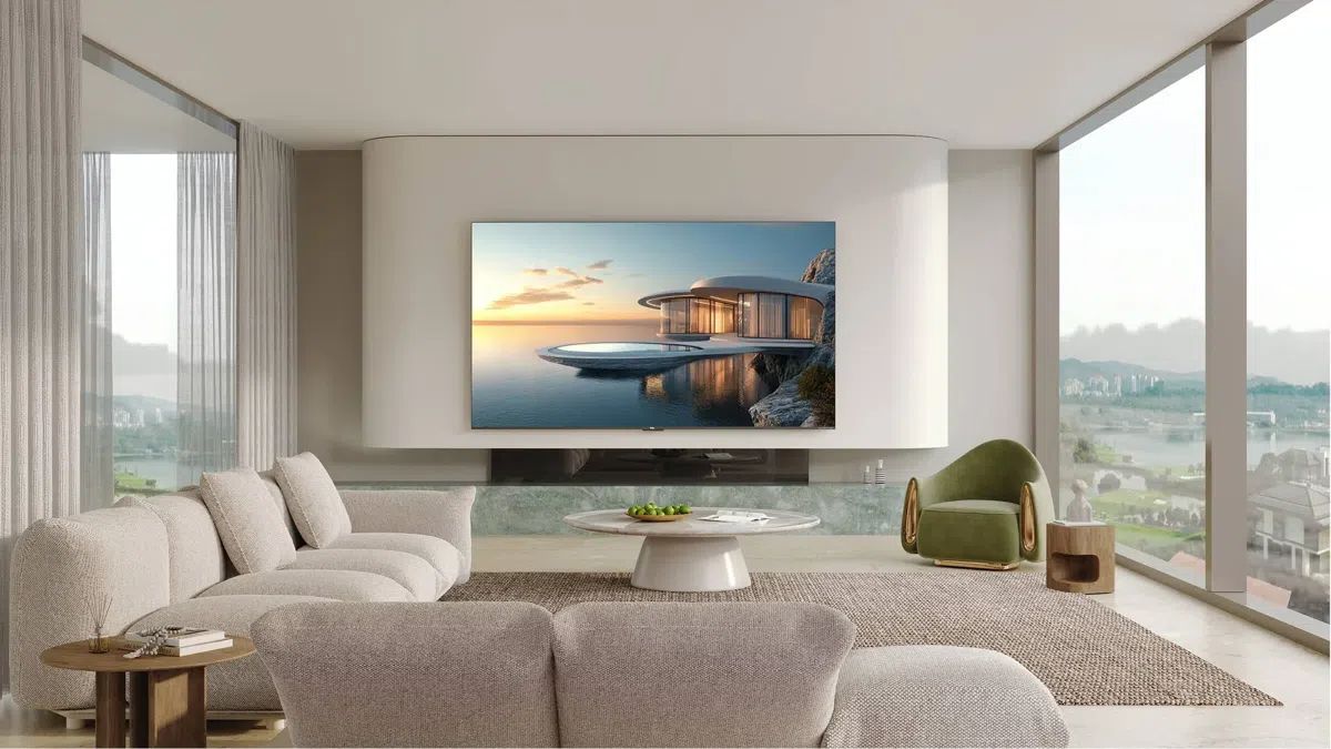 Tivi TCL 55C7K sở hữu thiết kế siêu mỏng, mang đến thẩm mỹ cao 