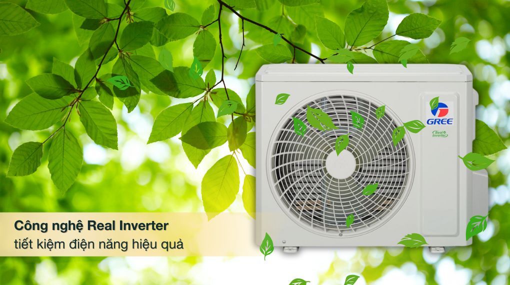 Điều hòa Gree sử dụng công nghệ Real Inverter, tiết kiệm điện hiệu quả 