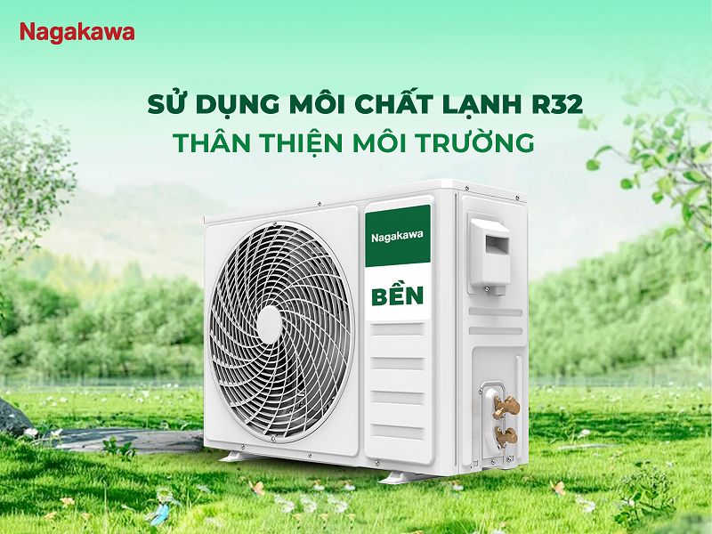Môi chất làm lạnh R32 thân thiện với môi trường