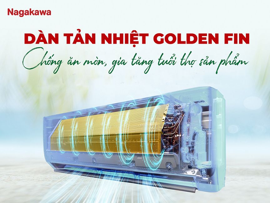Dàn tản nhiệt được phủ lớp mạ vàng chống ăn mòn hiệu quả 