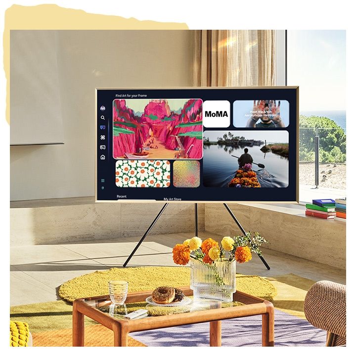 Chế độ Art Mode sẽ hiển thị ra hàng nghìn bức tranh và các tác phẩm nghệ thuật