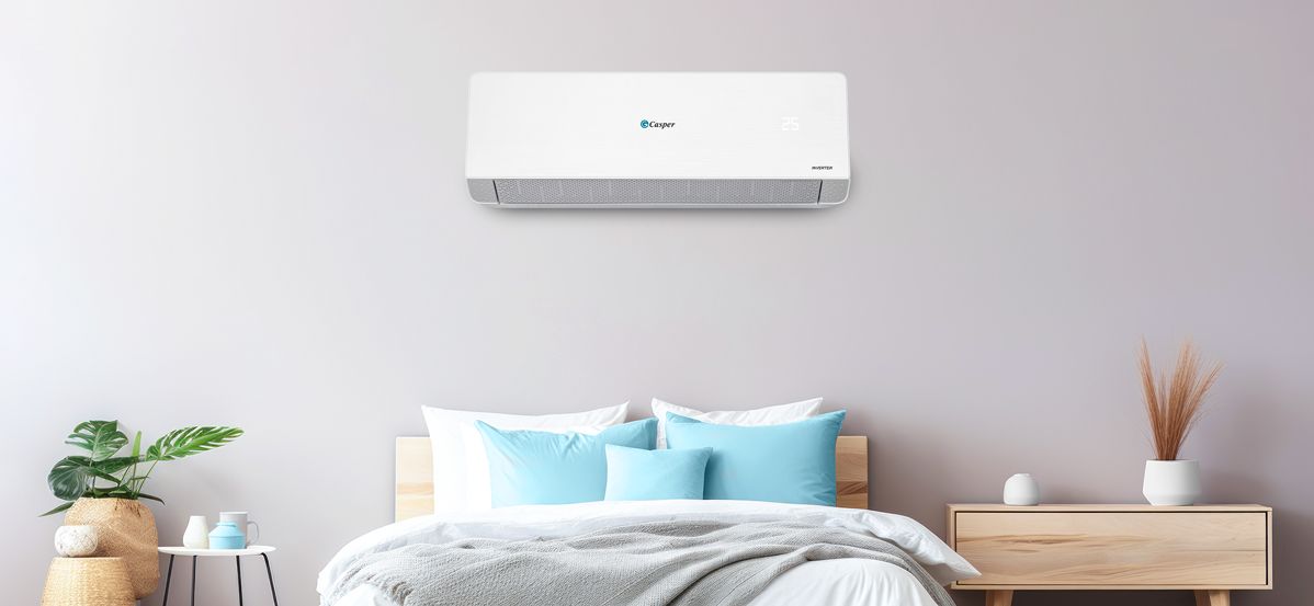 Điều hòa Casper QH-12IU36A sở hữu thiết kế tinh tế, phù hợp lắp trong mọi không gian 