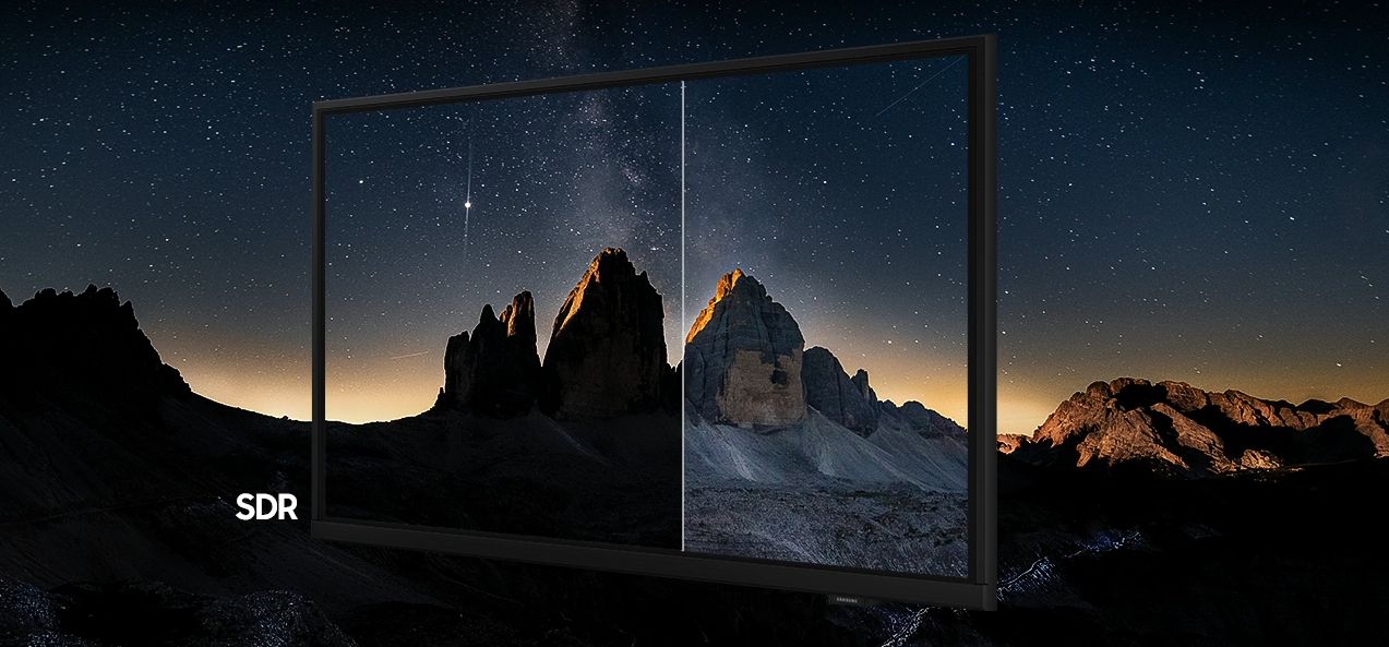 Công nghệ High Dynamic Range mở rộng tỷ lệ tương phản giữa vùng sáng và tối nhất trên màn hình