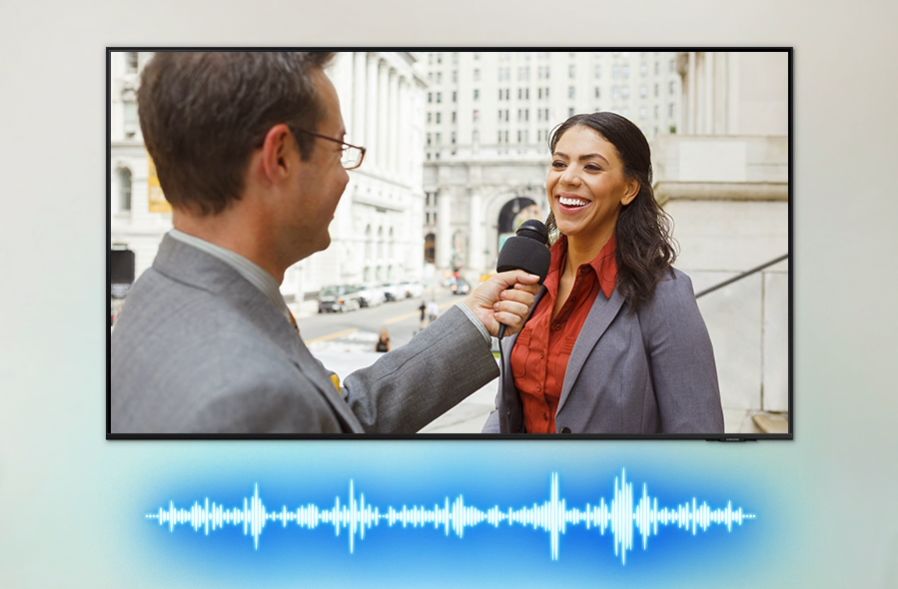 Công nghệ Adaptive Sound tối ưu hóa âm thanh dựa trên phân tích từng cảnh theo thời gian thực tương ứng