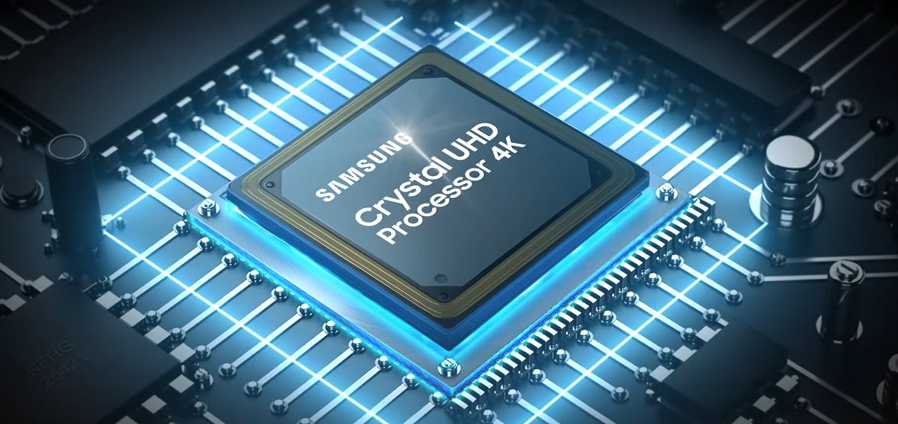 Bộ xử lý hình ảnh Crystal 4K tân tiến giúp nâng cấp hình ảnh lên chuẩn 4K