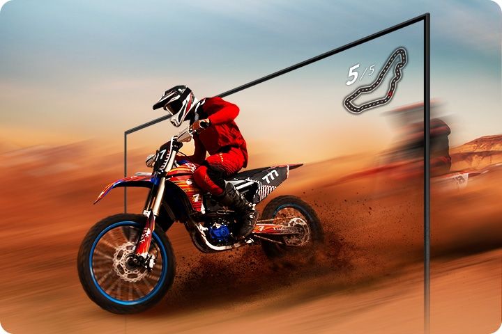 Thưởng thức những hình ảnh rõ nét và chuyển động mượt mà cùng công nghệ Motion Xcelerator