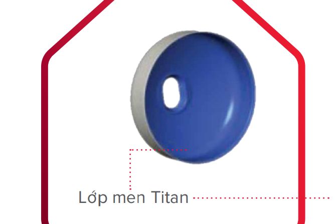 Ariston SLIM3 30 RS MT 3KW VN sử dụng bình chứa tráng men Titan