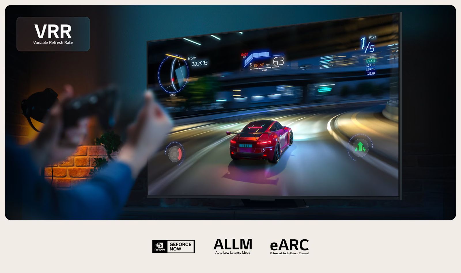 Công nghệ VRR có trên LG 65NANO80ASA 4K