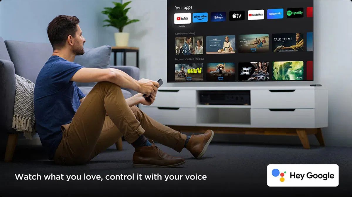 Google tivi TCL 85C6K được trang bị tính năng tìm kiếm giọng nói thông minh
