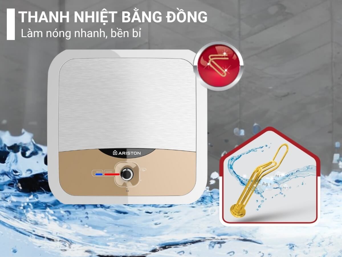 Sử dụng thanh đốt 100% làm bằng đồng
