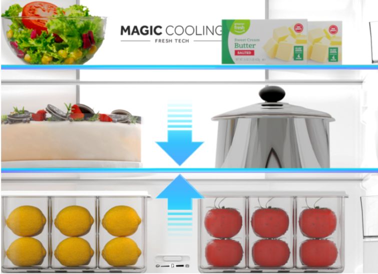 Ngăn tủ sử dụng chất liệu kính cường lực