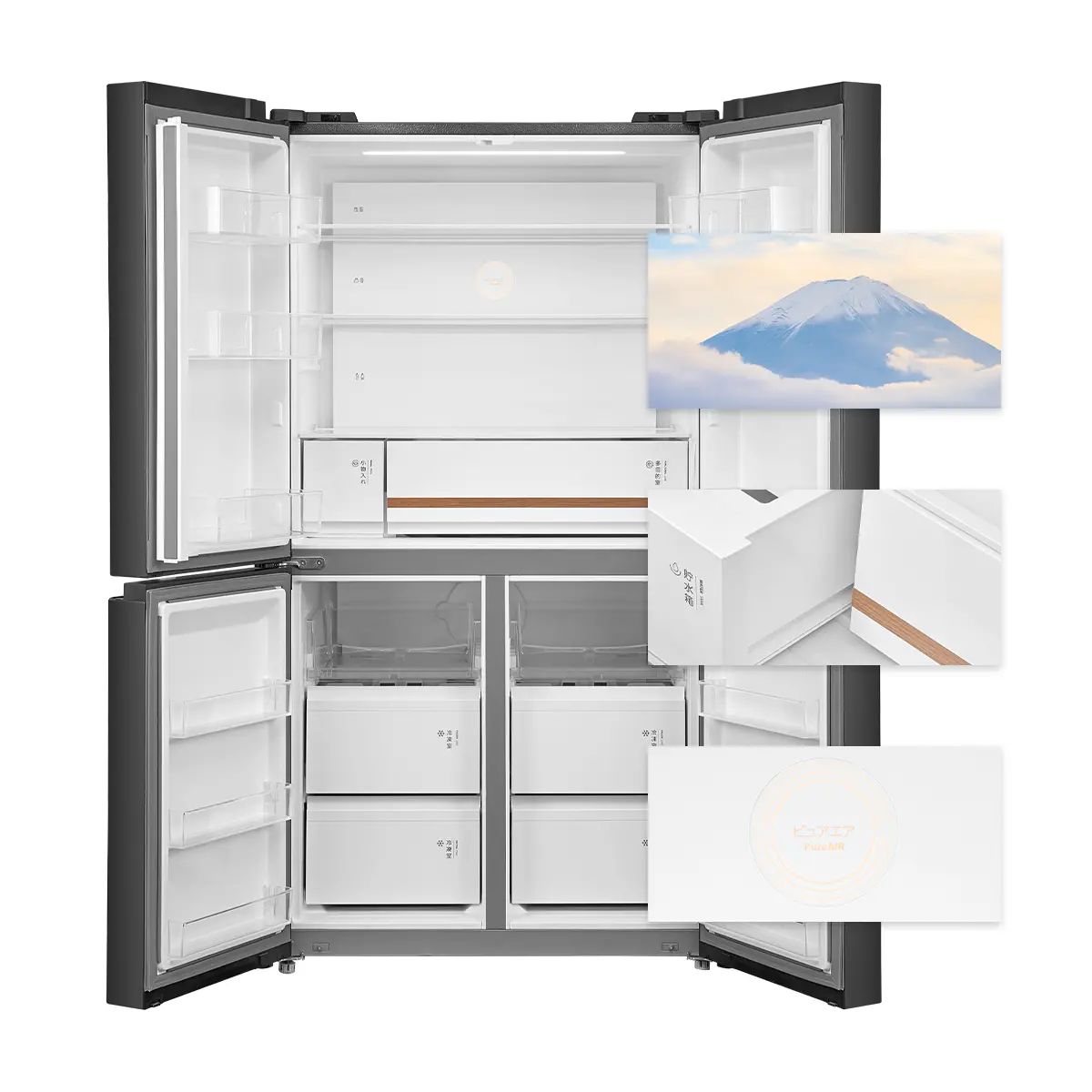Thiết kế RoomPlus với không gian tủ rộng hơn và sâu hơn