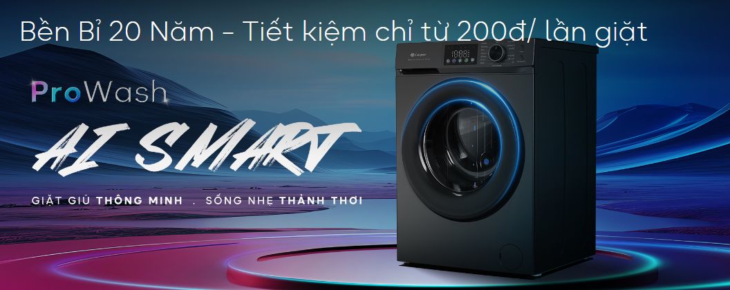 Tổng quan về máy giặt Casper WF-D105VGR1 10,5 kg Inverter