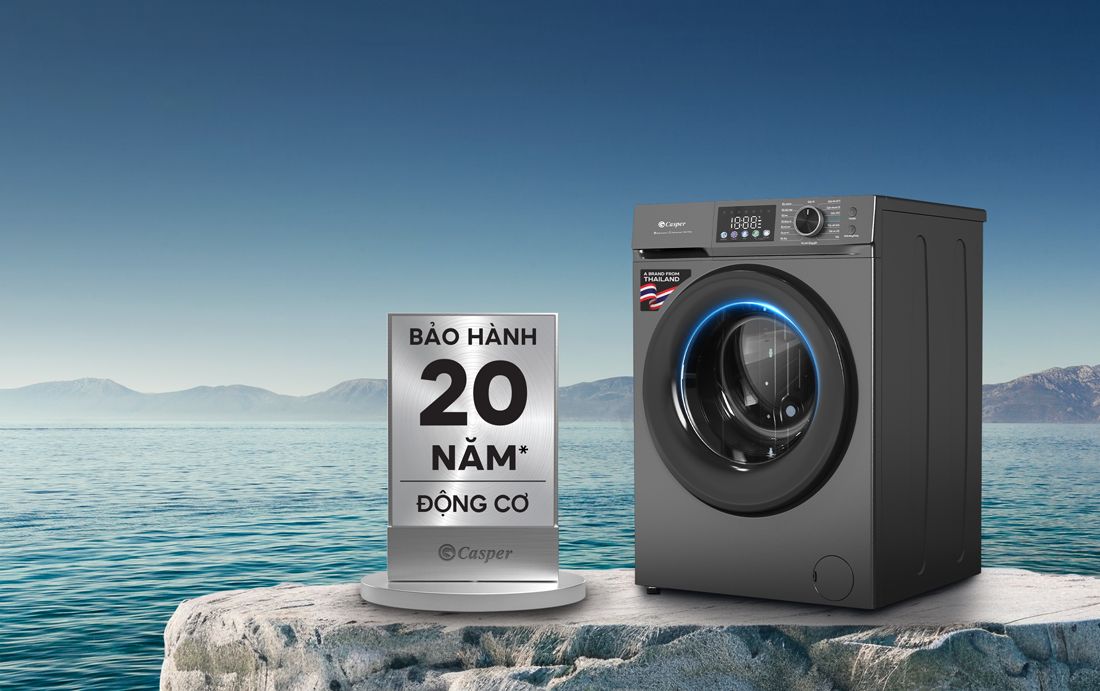 Máy giặt Casper được hãng đưa ra chính sách bảo hành dài hạn 