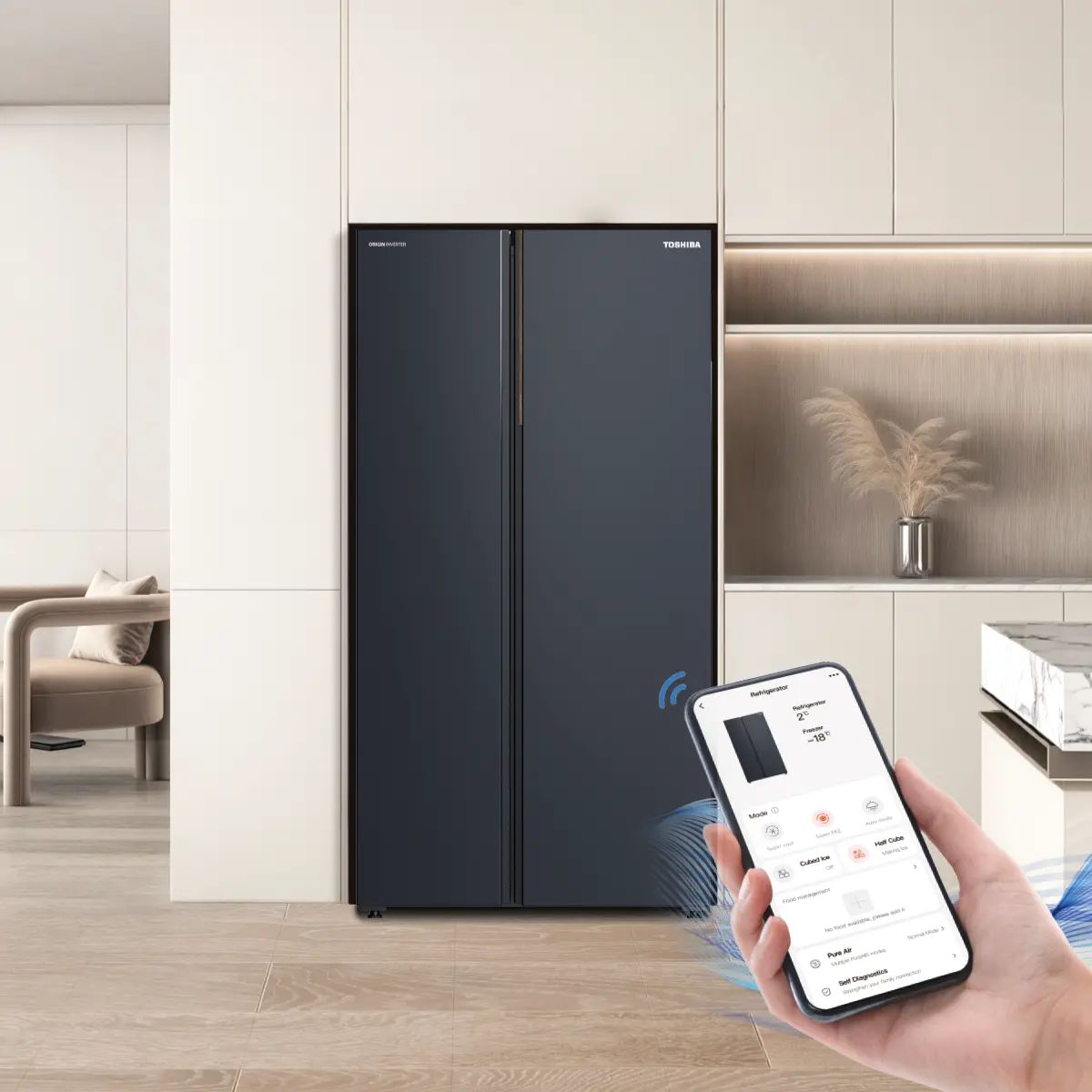 Ứng dụng TSmartLife có thể giúp bạn điều khiển tủ lạnh một cách dễ dàng