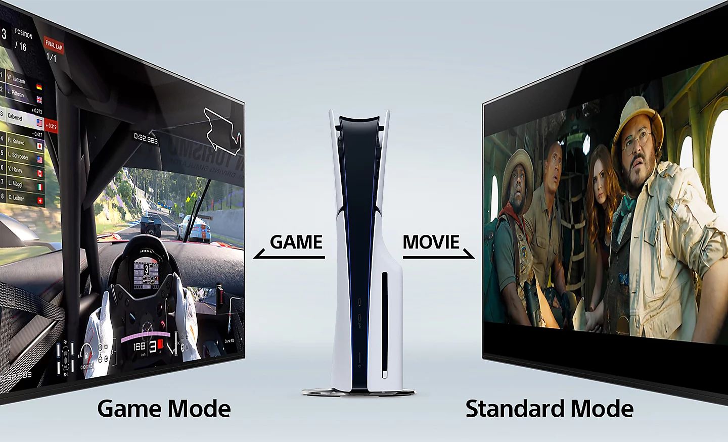 Chế độ tự động hiệu chỉnh hình ảnh theo thể loại với máy chơi game PS5® và PS5® Pro