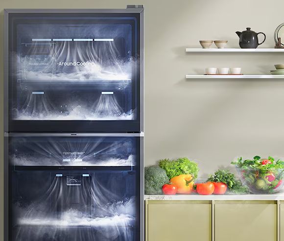 Samsung RT38CB668422SV được trang bị hệ thống làm lạnh vòm All-around Cooling