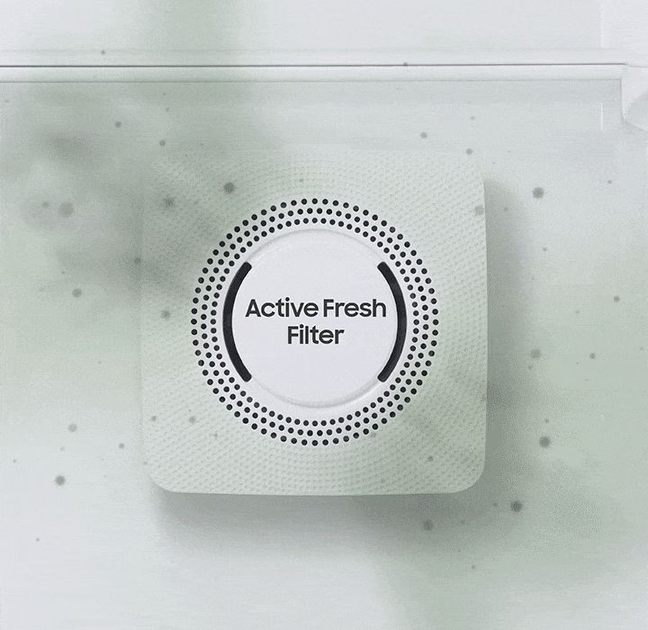 Công nghệ Active Fresh Filter tiên tiến giúp loại bỏ hiệu quả vi khuẩn tới 99.99%