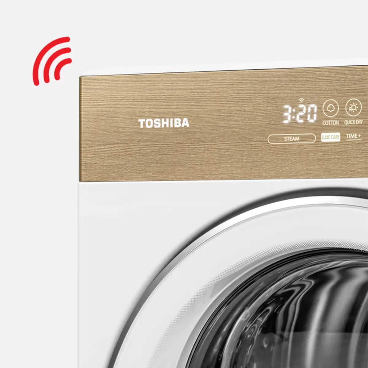 Máy sấy Toshiba TD-T37BS90HWV(WT) mang đến khả năng kết nối thông minh trên điện thoại qua ứng dụng TSmartLife