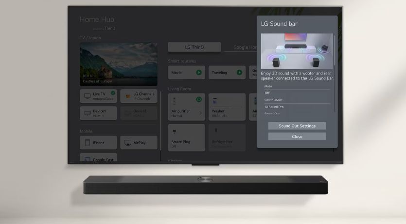 Wow Interface cho phép bàn điều khiển âm thanh dễ dàng hơn từ tivi