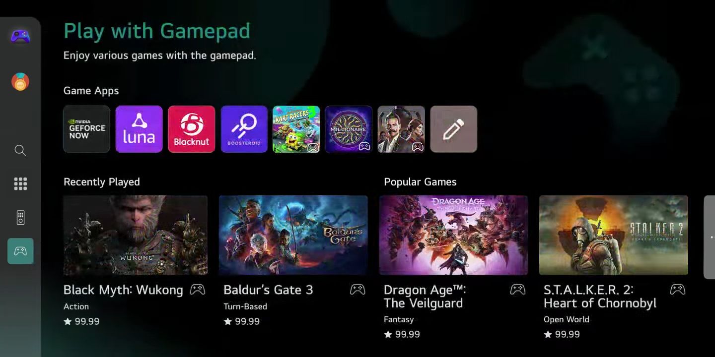 Gaming Portal sẽ biến tivi tại gia của bạn trở thành trung tâm trò chơi đỉnh cao